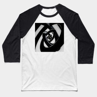 Intersection of 3-D Spirals Baseball T-Shirt